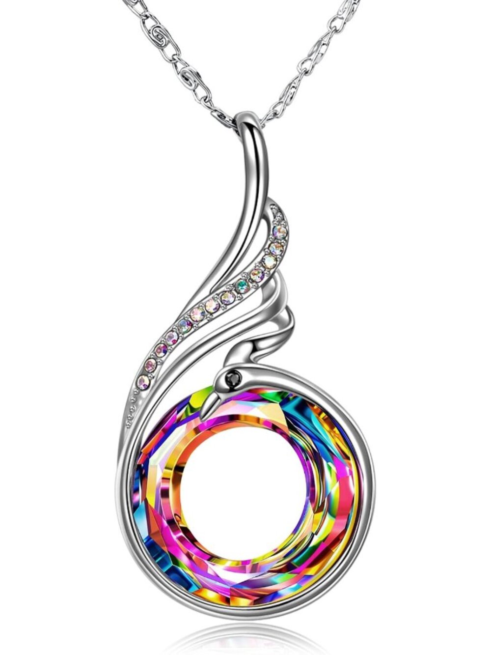 Rise From the Ashes Phoenix Pendant Necklace - Elegant Jewelry for Women